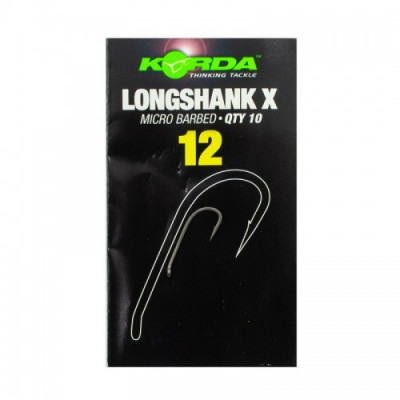 Крючок Korda Long Shank-X №12